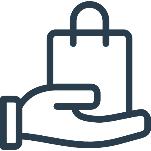 Icône retrait de marchandise